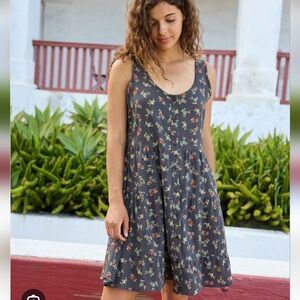 Toad & Co Manzara Sleeveless Tiered Floral Cotton Dress